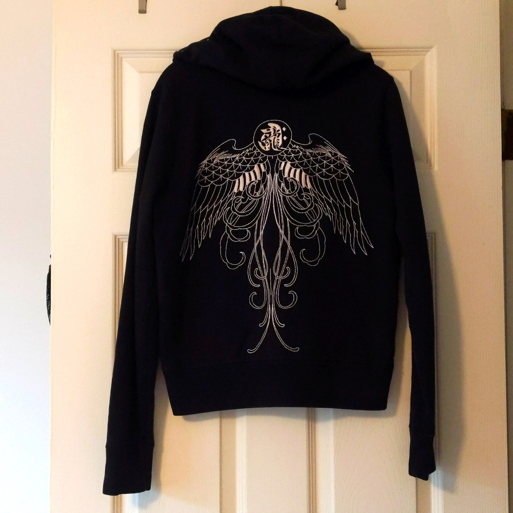 Lucky Brand angel wings hooded sweatshirt